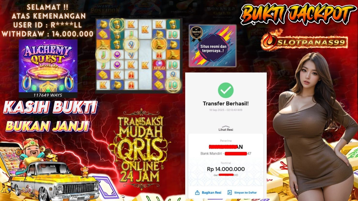 SLOTPANAS99 JACKPOT ALCHEMY QUEST LEVEL UP